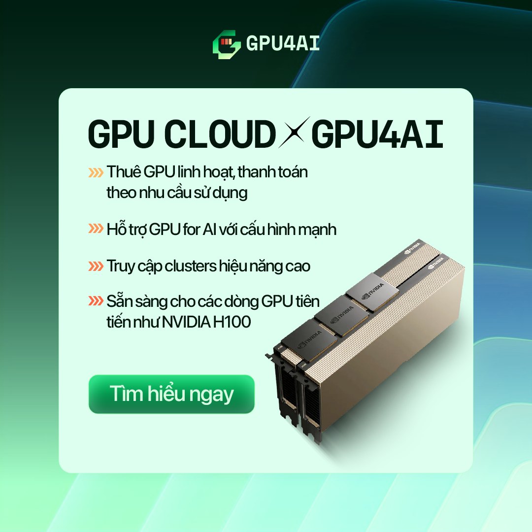Cloud GPU đơn vị xử lý đồ họa cho trí tuệ nhân tạo